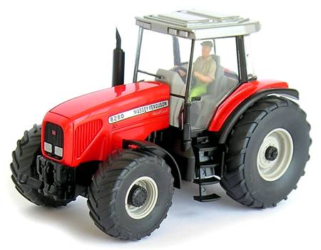   Massey Ferguson MF 8280 mit Fahrer