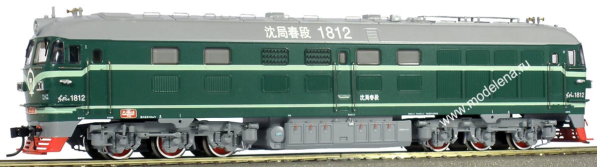 Тепловоз DF4B 1812 китайских железных дорог, шестиосный