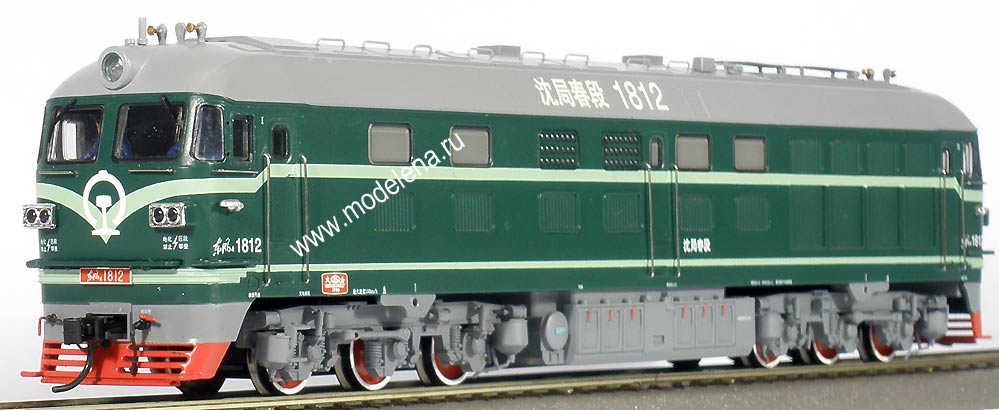 Тепловоз DF4B 1812 китайских железных дорог, шестиосный
