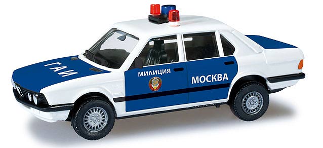 Автомобиль BMV 5er TM московской милиции