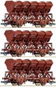 Комплект из 3-х вагонов-хопперов, двухосных